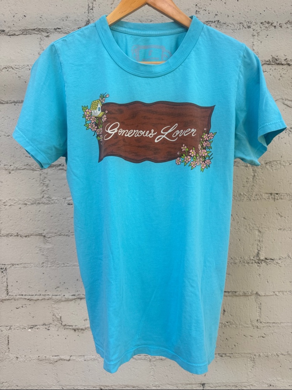 Big Bud Press Generous Lover
Tee Turquoise Blue Size S - Picture 1 of 10